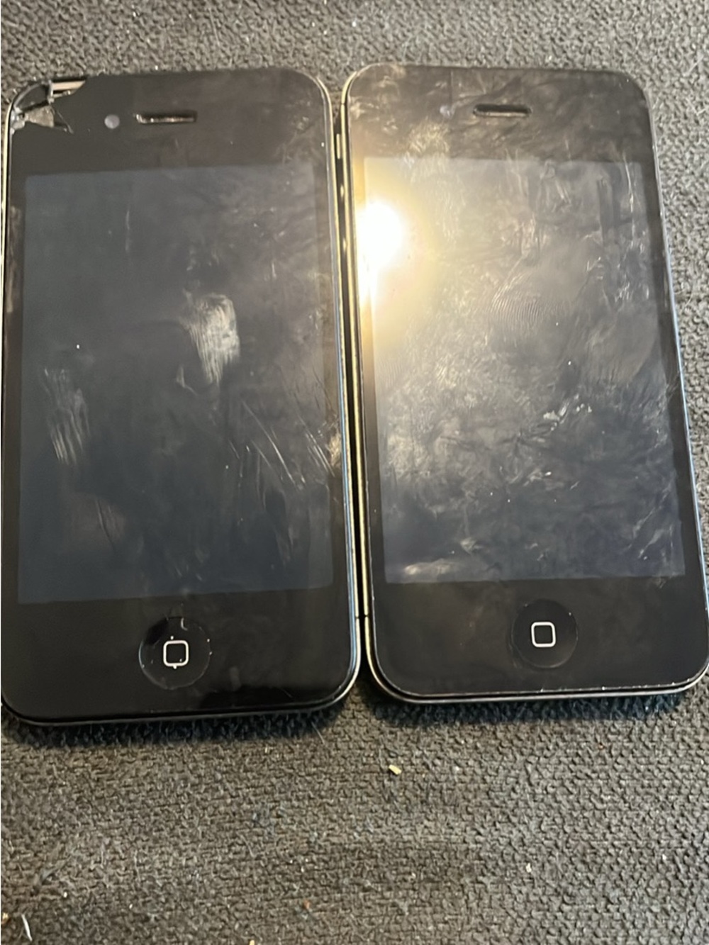 Apple iPhone Black Front Panel Pair